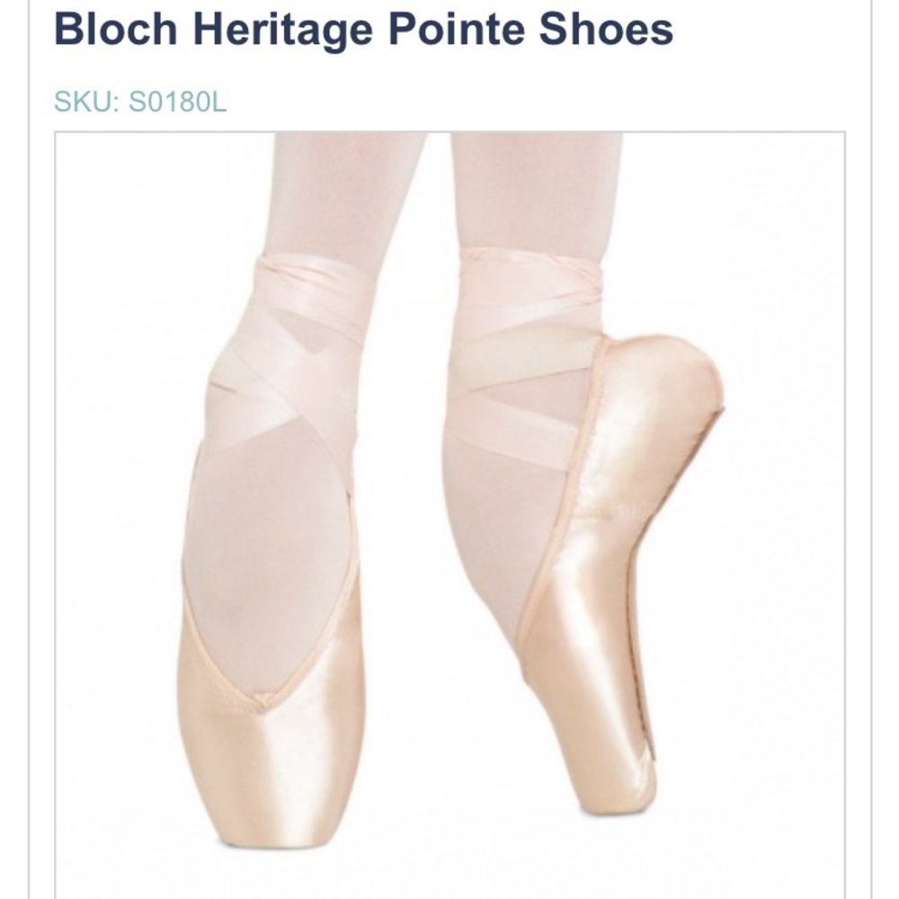 Bloch Heritage Pointe Shoes 8 XXX